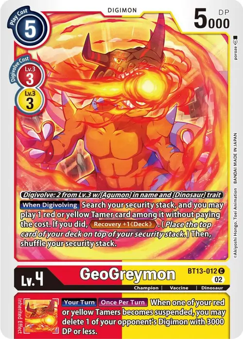 Geogreymon card art