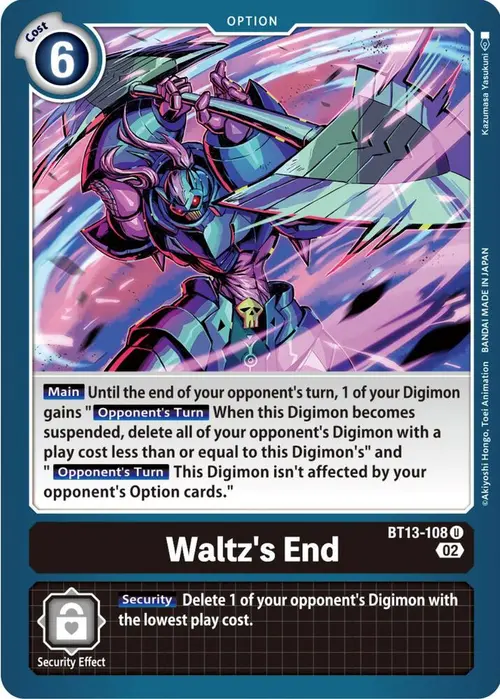 Waltz's End card art