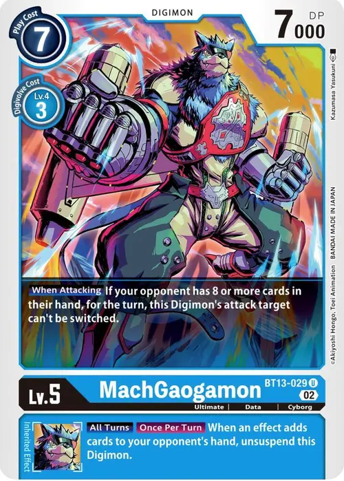 MachGaogamon card art
