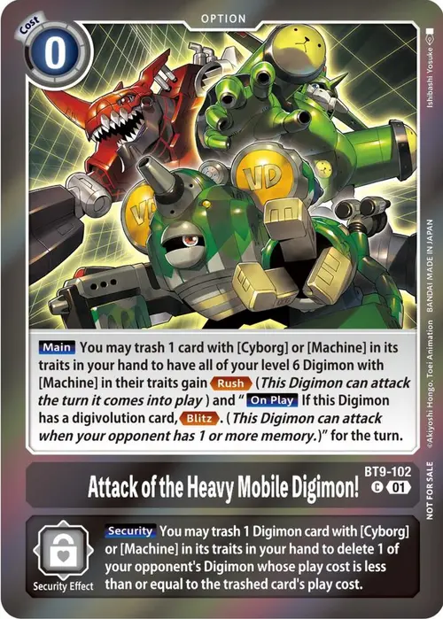 Attack of the Heavy Mobile Digimon! (Event Pack 5) card art