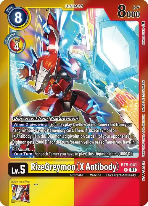 RizeGreymon (X Antibody) (Event Pack 5) card art