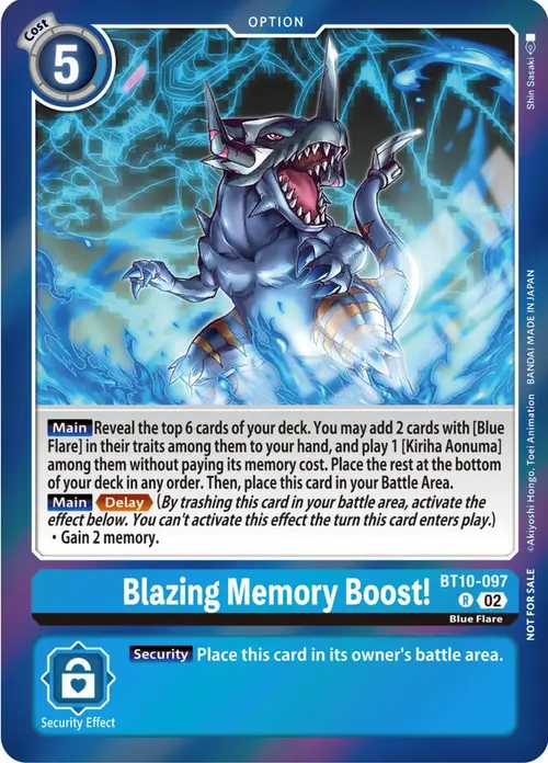 Blazing Memory Boost! (Event Pack 5) card art