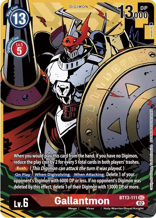 Gallantmon (Alternate Art) card art