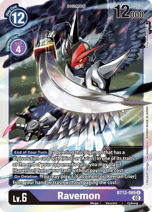 Ravemon card art