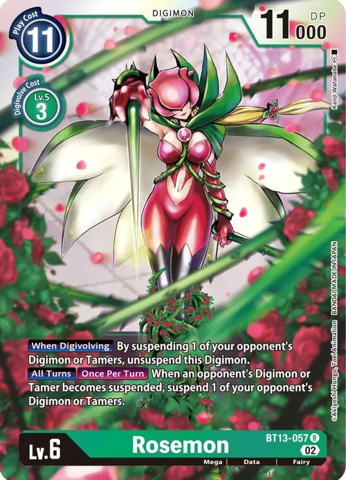 Rosemon card art
