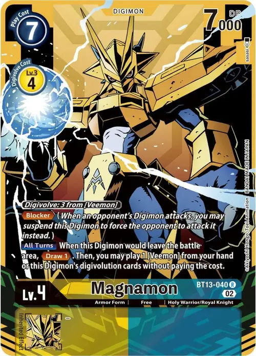 Magnamon (Alternate Art) card art