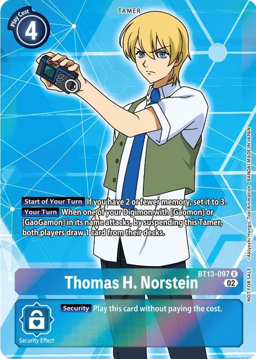 Thomas H. Norstein (Box Topper) card art