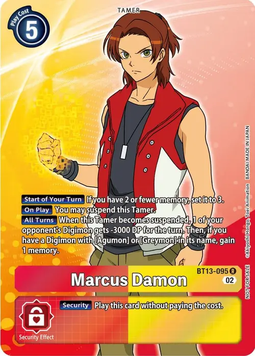 Marcus Damon (Box Topper) card art