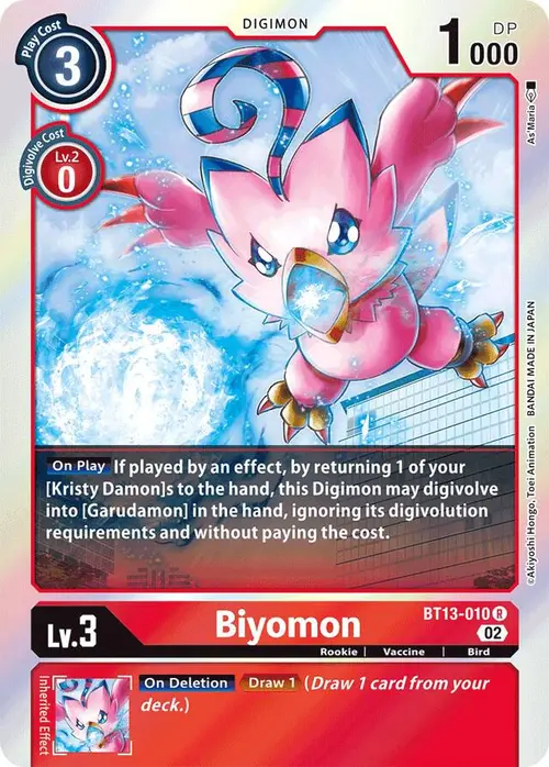 Biyomon card art