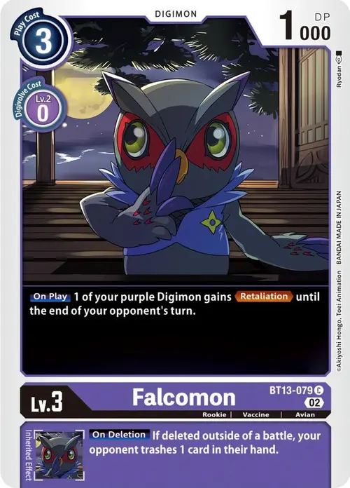 Falcomon card art