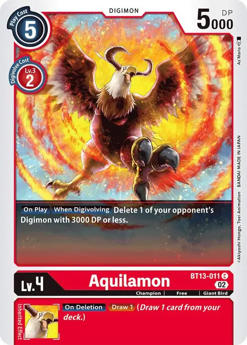 Aquilamon card art
