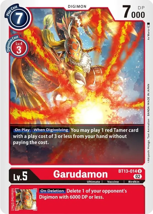 Garudamon card art