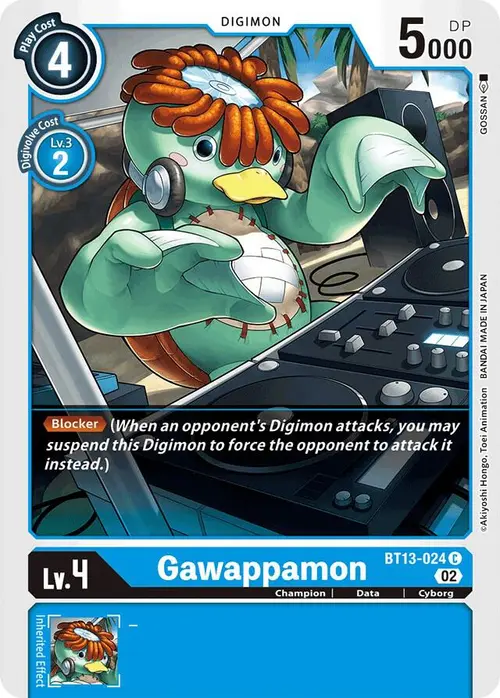Gawappamon card art