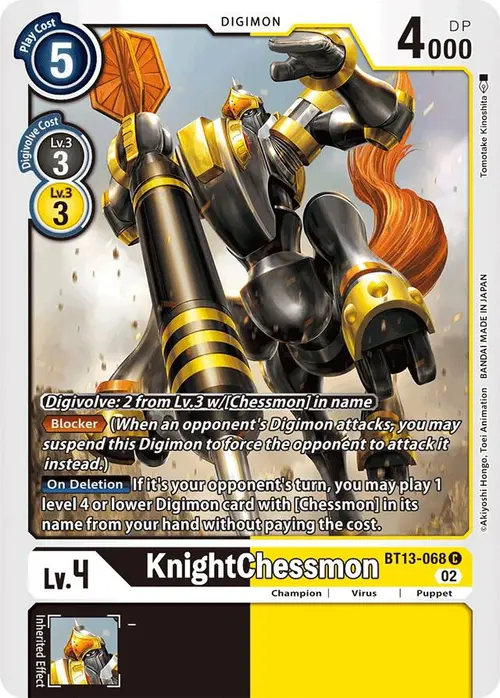 KnightChessmon BT13-068 card art