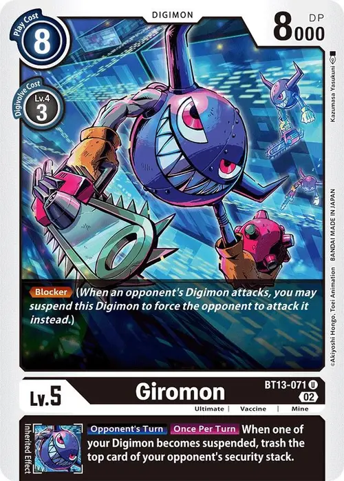 Giromon card art