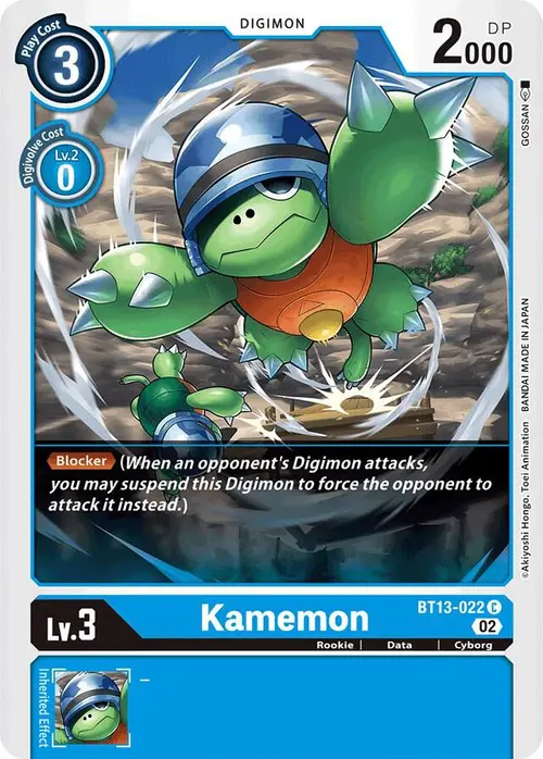 Kamemon card art