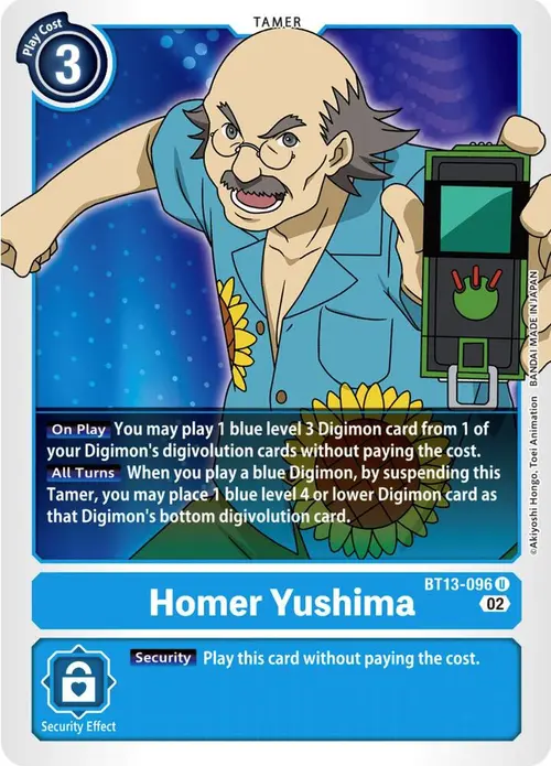 Homer Yushima card art
