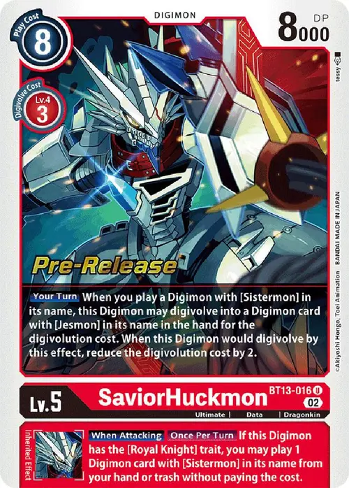 SaviorHuckmon card art