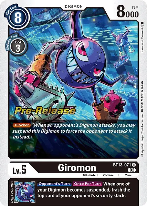 Giromon card art