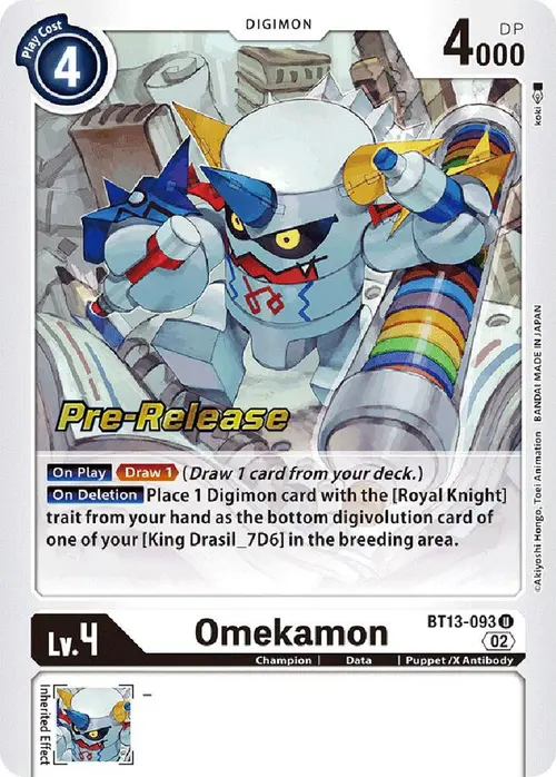 Omekamon card art