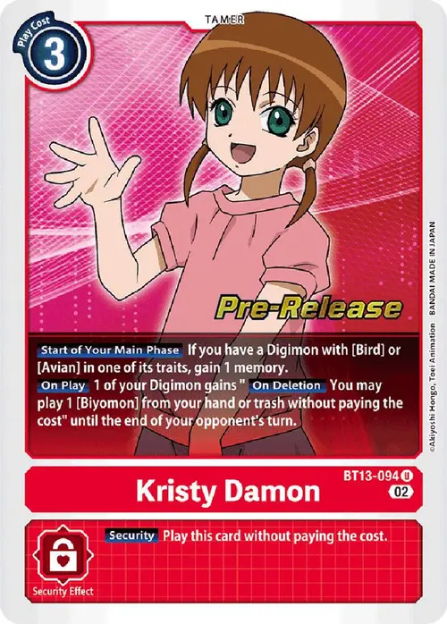 Kristy Damon card art