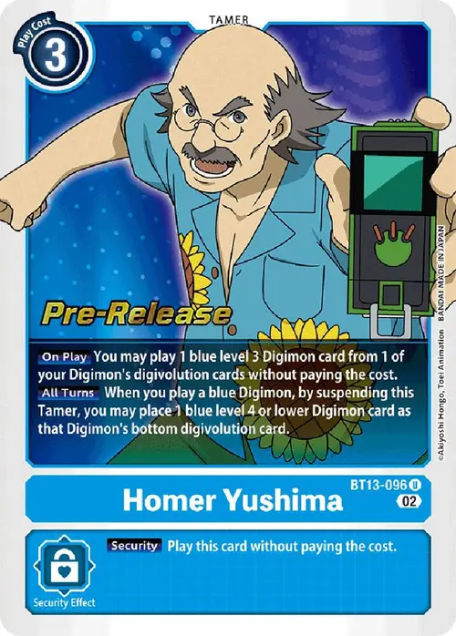 Homer Yushima card art