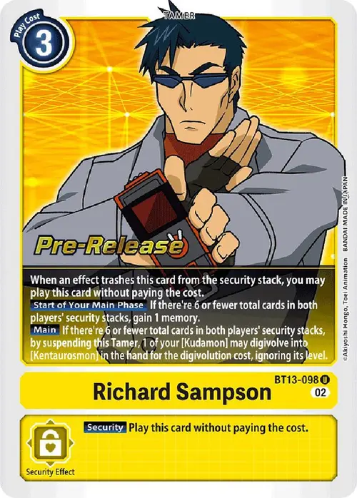Richard Sampson card art
