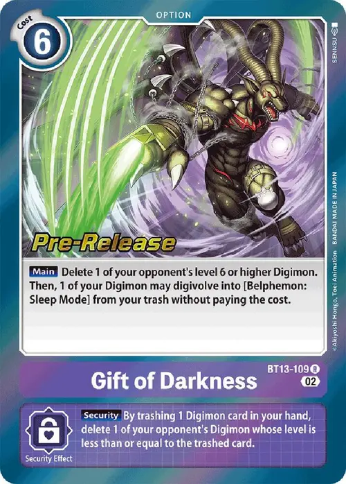 Gift of Darkness card art