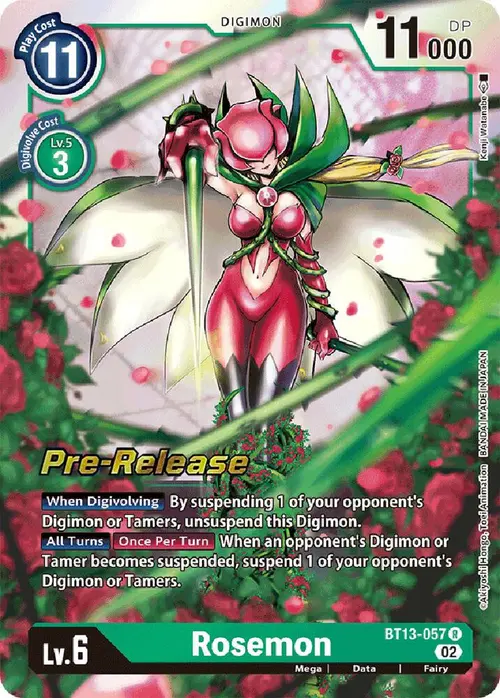 Rosemon card art