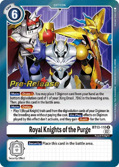 Royal Knights of the Purge card art