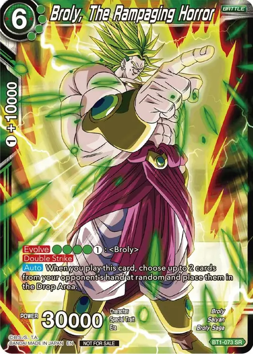 Broly, The Rampaging Horror (Gen Con 2023) card art