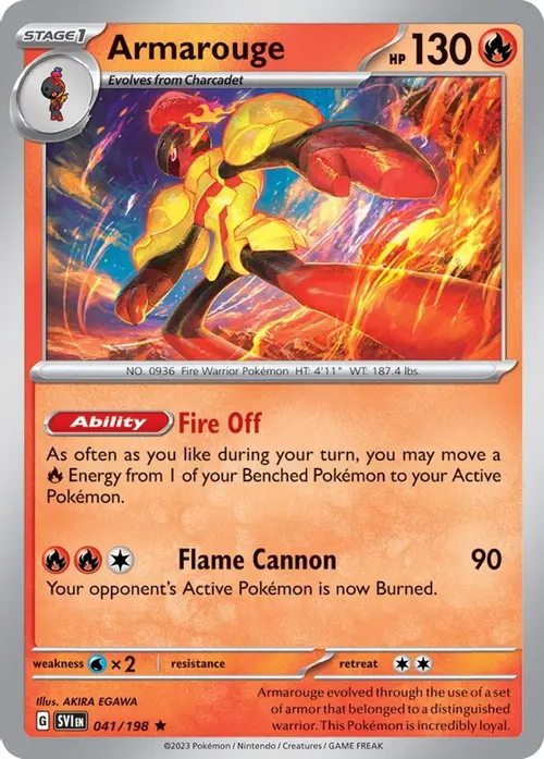 Armarouge - 041/198 (Line Holo) card art
