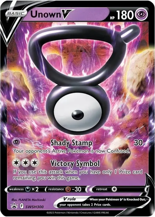 Unown V - SWSH300 card art