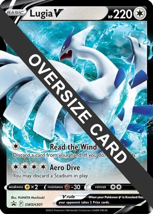 Lugia V - SWSH301 card art