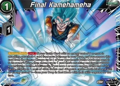 Final Kamehameha card art