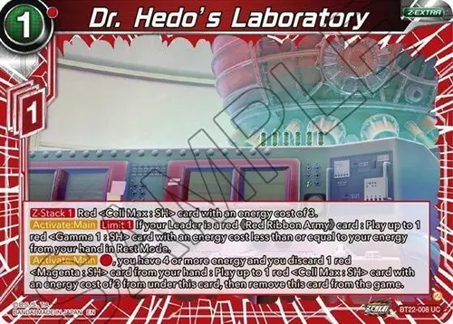 Dr. Hedo's Laboratory card art