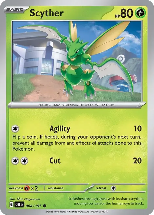 Scyther card art
