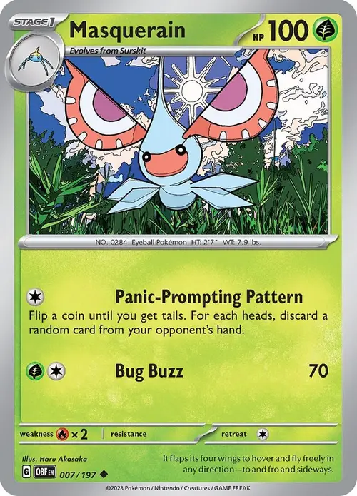 Masquerain card art
