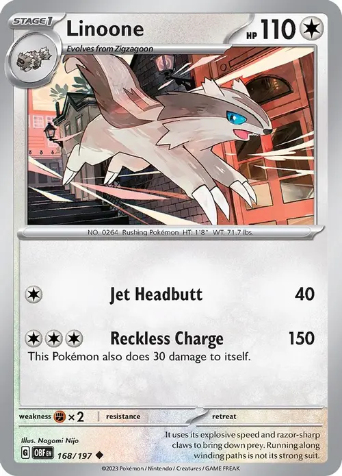 Linoone card art
