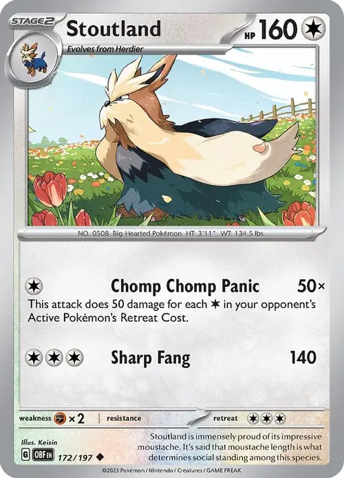 Stoutland card art