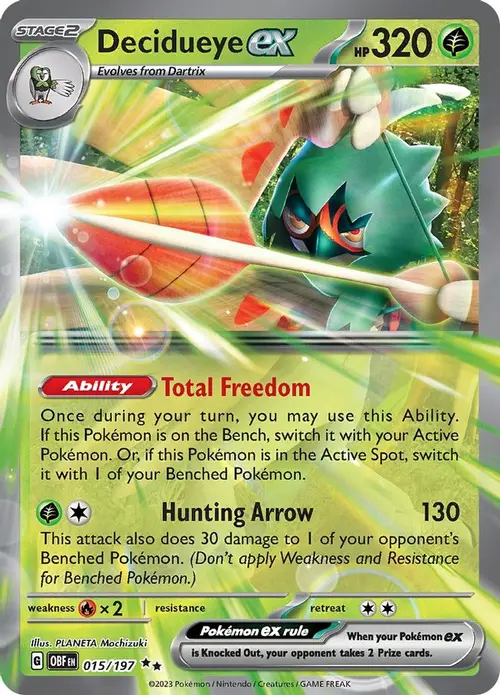 Decidueye ex card art