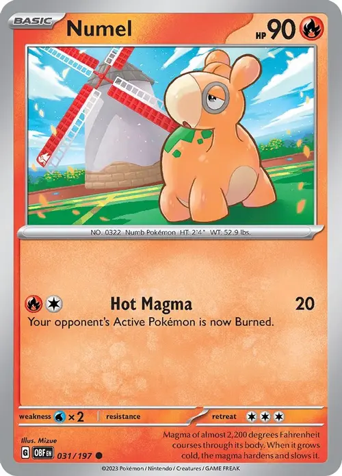 Numel card art