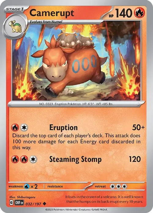 Camerupt card art