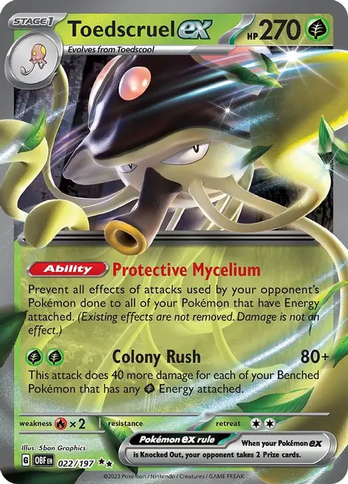 Toedscruel ex card art