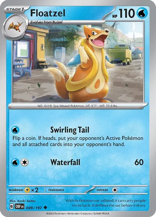 Floatzel card art