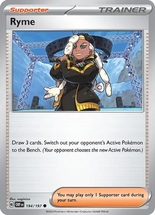 Ryme card art