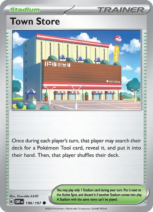 Town Store card art