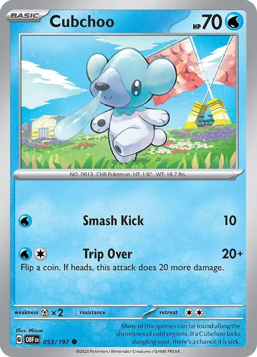 Cubchoo card art