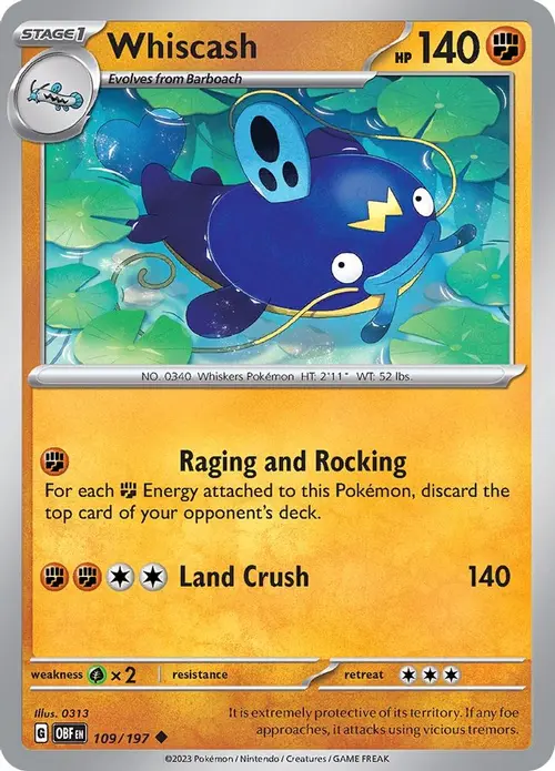 Whiscash card art