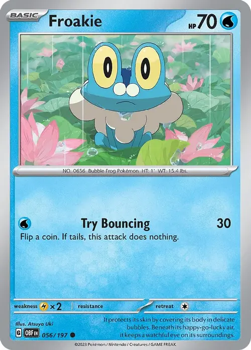 Froakie card art